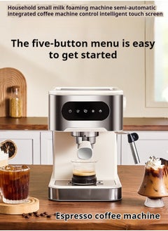 M MIAOYAN The new important coffee machine provides a small American milk bubble machine semi -automatic coffee machine coffee machine, a multi -function Italian coffee machine  - Image 1