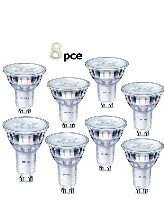 Philips Classic GU10 LED bulb, 370 lumens, 50 watts, 8 pieces
