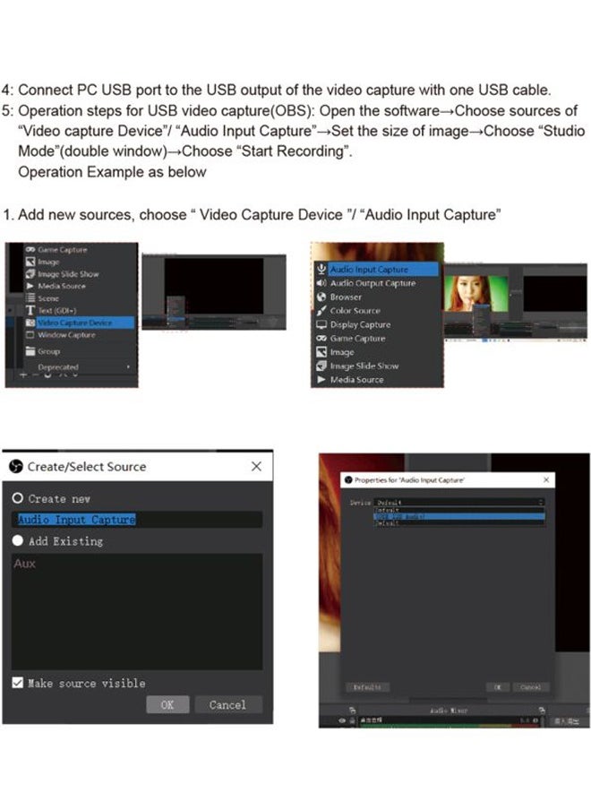 DUSALA - Multimedia Interface Audio Video Capture Card V6688 Black/Grey - Image 1