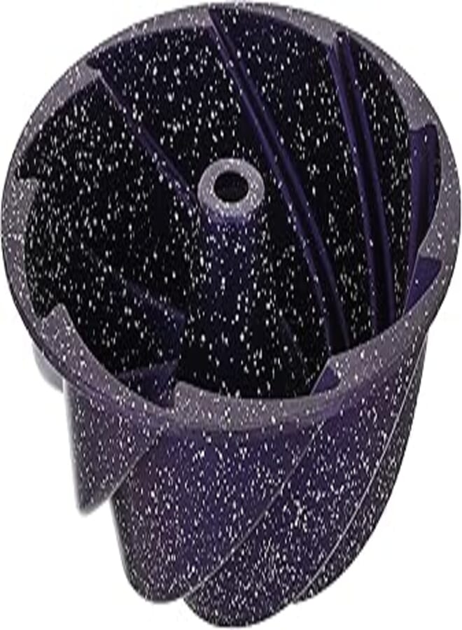 New Ellara Turkish Granite Spiral Cake Mold, Mauve