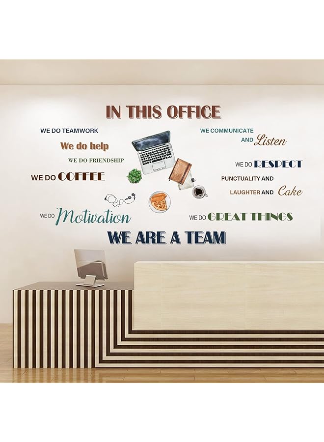 erorex Office Inspirational Quotes Positive Sayings Peel Stick Wall Decals Stickers Colorful Motivational Lettering Teamwork Decorations Company Art Home Decor Gift Dls Us Mfa 059 Fba - Image 2