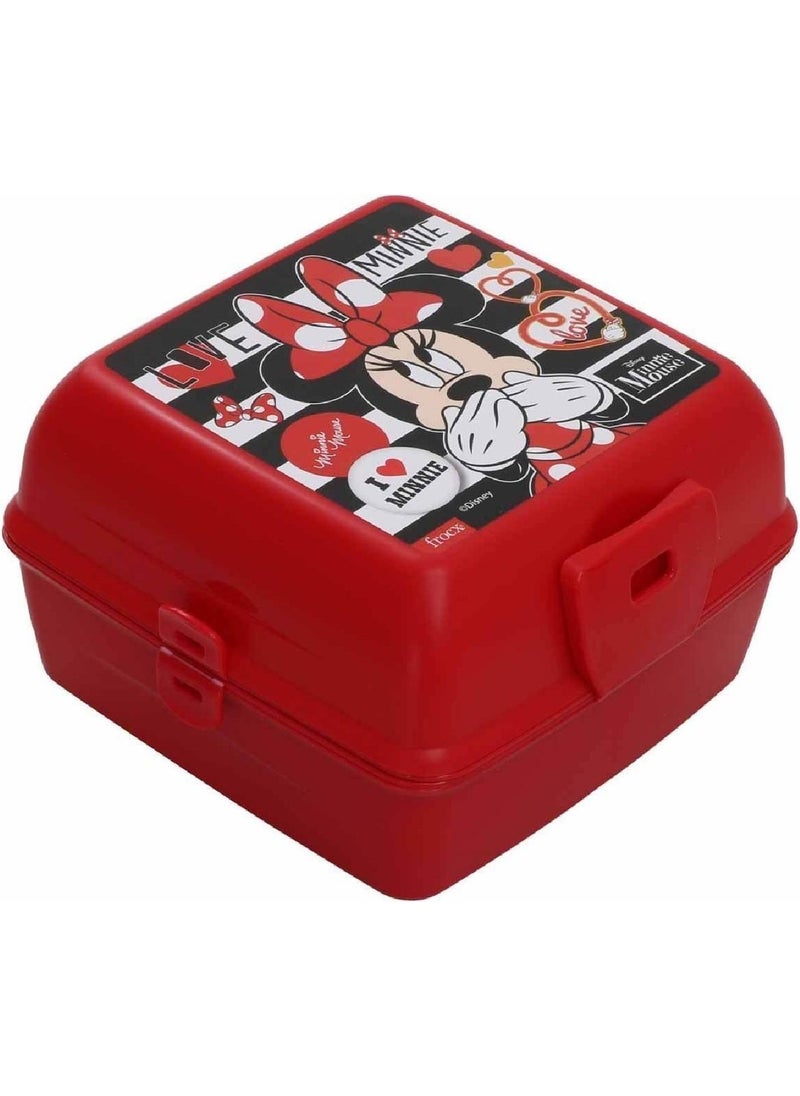 Masho Trend Red Minnie Mouse Lunch Box - Mini Mouse Lunch Box, Mini Mouse Lunch Box  - Image 5