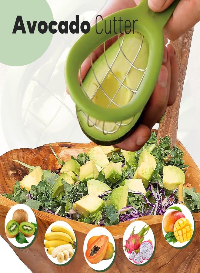 FALESHOS 3 Piece Avocado Slicer Set, Includes Avocado Slicer, Avocado Cutter and Avocado Storage Container, Dishwasher Safe, for Avocado Cutting and Peeling, Essential Mashing Kitchen Tool - Image 4