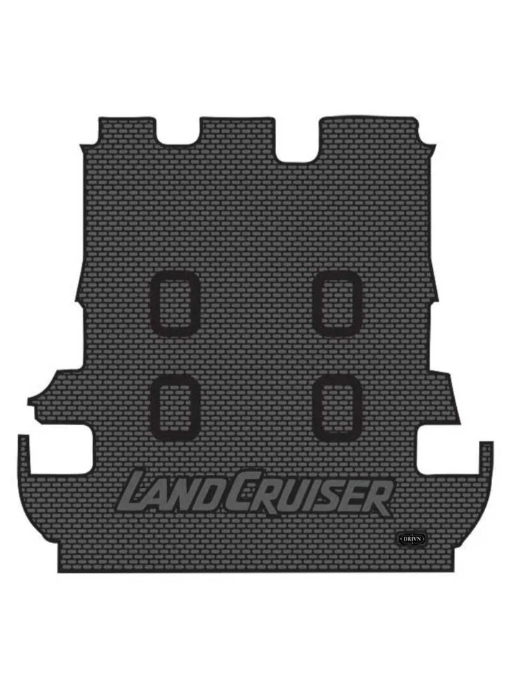  م م ذ ح م ش ﻦﻔﻳرد بطانة مطاطية لصندوق الأمتعة لسيارة لاند كروزر سلسلة 200 - فتحات المقعد اليسرى - Image 1