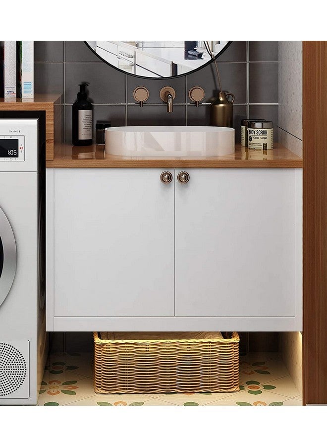 ويسدم ورق لاصق من الفينيل مزخرف للخزائن وأسطح المطبخ وبطانة ذاتية اللصق وقابلة للتقشير واللصق وخلفية مقاومة للماء وقابلة للإزالة (2 قدم × 14 قدم أبيض غير لامع) - Image 4