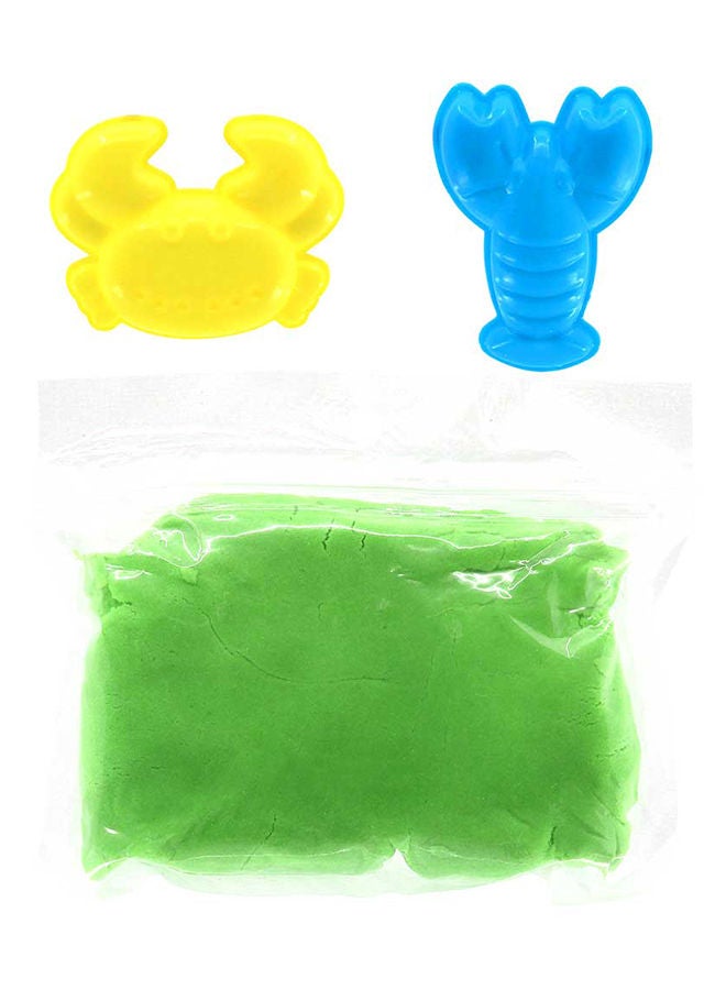 Slimy Mold Mix And Shape Sandy Floss 220g In Bucket With 2 Shaping Tools - Assorted - Image 2