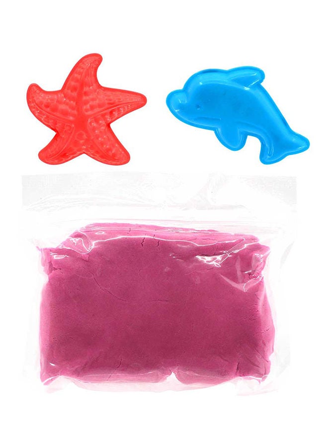 Slimy Mold Mix And Shape Sandy Floss 220g In Bucket With 2 Shaping Tools - Assorted - Image 3