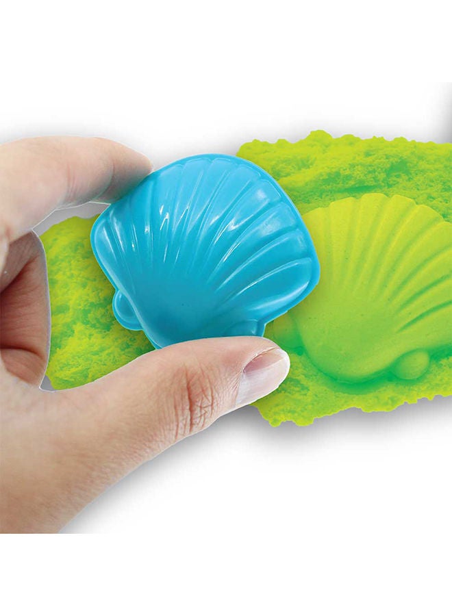Slimy Mold Mix And Shape Sandy Floss 220g In Bucket With 2 Shaping Tools - Assorted - Image 4