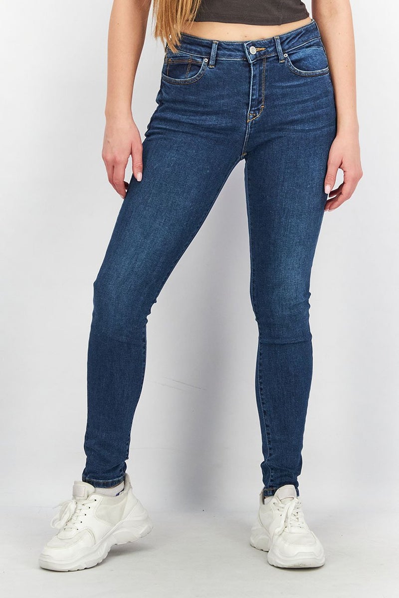 ESPRIT جينز دنيم غسول ضيق للنساء ، غسيل أزرق - Image 1