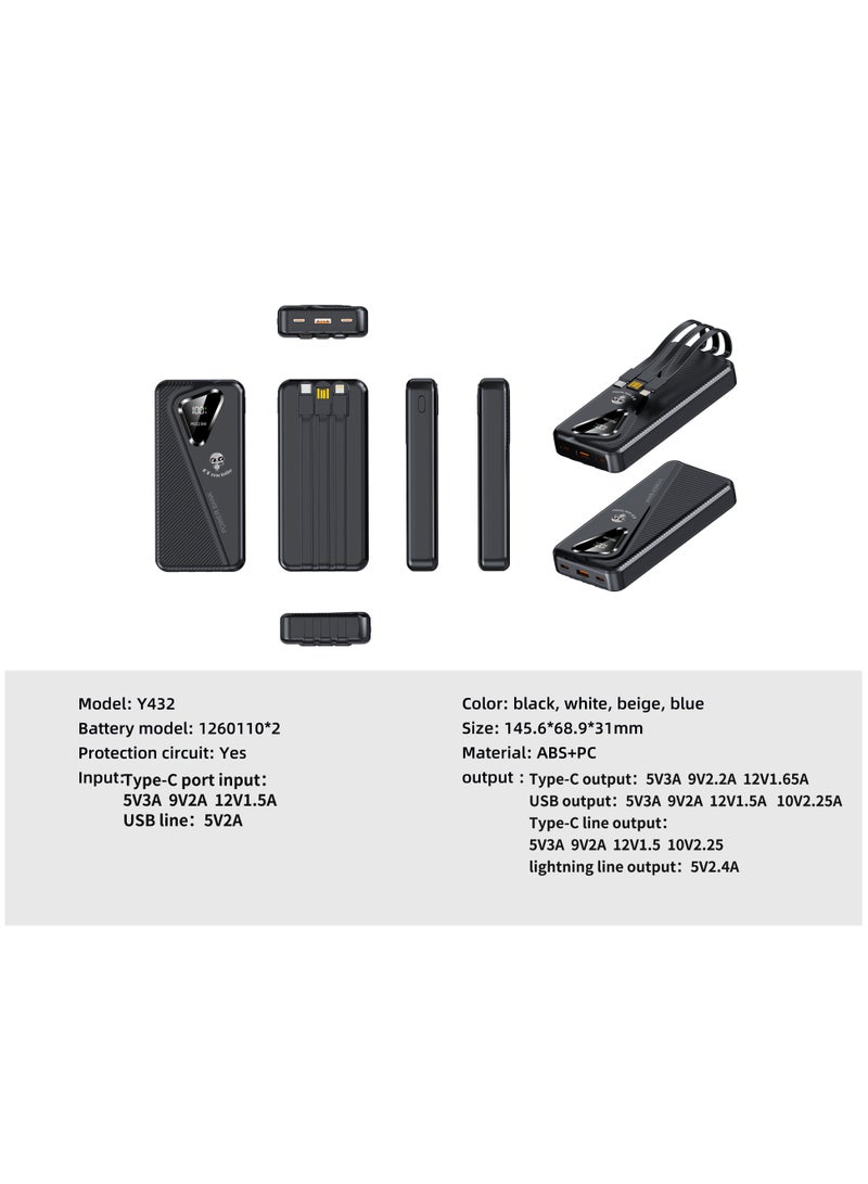 ET mobile 20000 Portable power Bank (Black) - Image 4