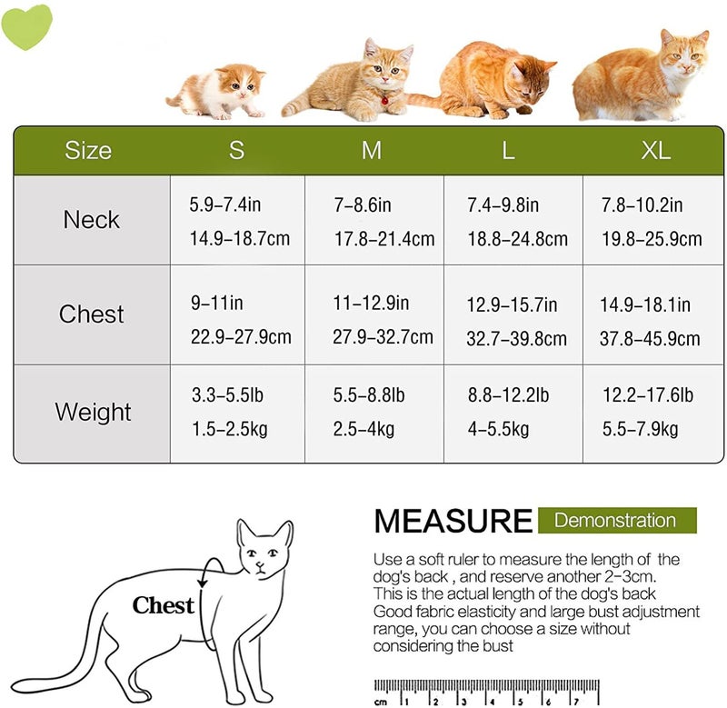 KUTKUT Cat Harness and Leash for Walking, Adjustable Escape Proof Vest Harness with Reflective Strips Lightweight Step-in Jacket for Cats Small Dogs Traveling Hiking (Size: XL, Chest: 37cm - 46cm) - Image 5