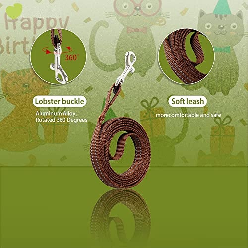 KUTKUT Cat Harness and Leash for Walking, Adjustable Escape Proof Vest Harness with Reflective Strips Lightweight Step-in Jacket for Cats Small Dogs Traveling Hiking (Size: XL, Chest: 37cm - 46cm) - Image 4
