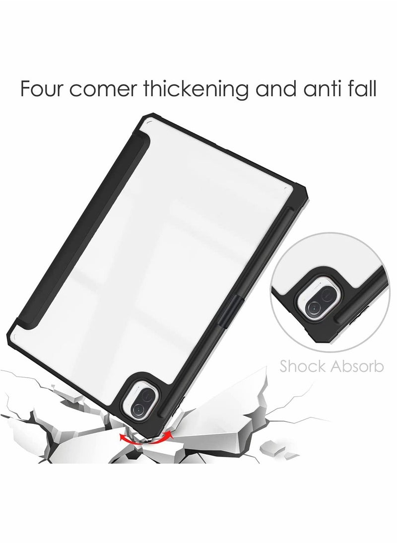 SYOSI - Case for Xiaomi Mi Pad 5 /for Pro case 11 inch Tablet Cover with Pencil Holder Auto Wake/Sleep Trifold Stand Smart Transparent Back Shell - Image 1