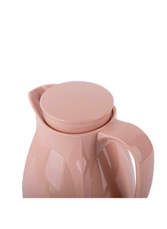 Valk Vacuum Flask With Double Wall Glass 600 Ml  Wide Mouth With Anti-Leakage Cap Double Walled Travel Mug  Mocca Color  - Image 4