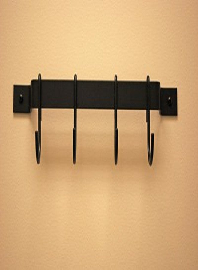Rogar 12" Black Utensil Rack - Image 2