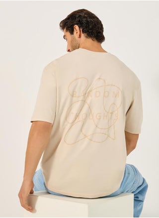 Slogan Print Round Neck Oversized T-Shirt - pzsku/ZB4C32ABA0E54F0737AFBZ/45/1746236427/38df1627-9f85-4d26-a634-13f7acd6cd88