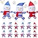 Poen 18 Pack Winter Snowman Plush Toys Bulk 4 Stuffed Snowman Nordic Pajamas Animals for Winter Party Favors - Image 2
