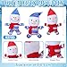 Poen 18 Pack Winter Snowman Plush Toys Bulk 4 Stuffed Snowman Nordic Pajamas Animals for Winter Party Favors - Image 4