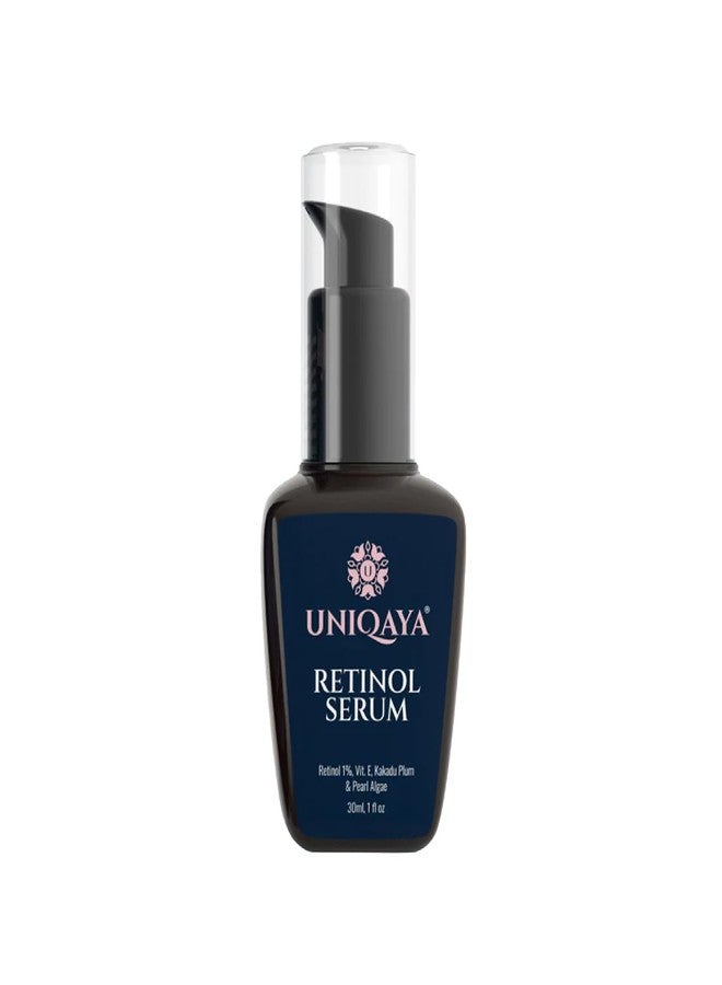 Uniqaya 1% Encapsulated Retinol Anti Ageing Face Serum | Reduce Fine Line & Wrinkle|Unisex Night Serum For Face - Image 1