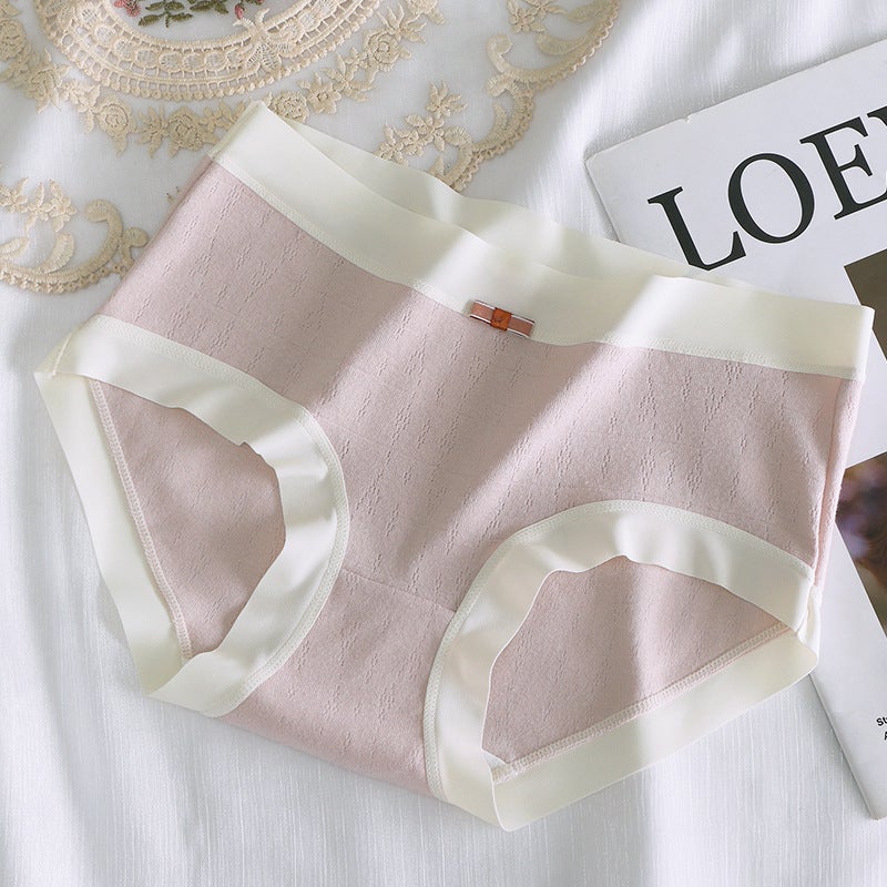 New Cotton Baby Girls Soft Comfort Mid-Waist Panties Deep coffee. - Image 5