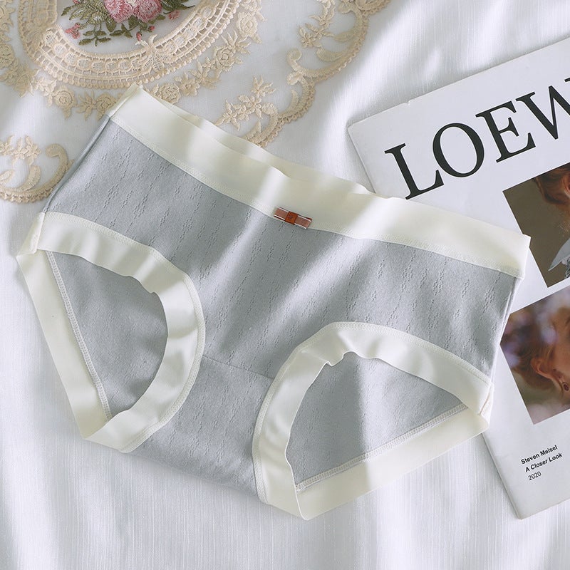 New Cotton Baby Girls Soft Comfort Mid-Waist Panties Deep coffee. - Image 4