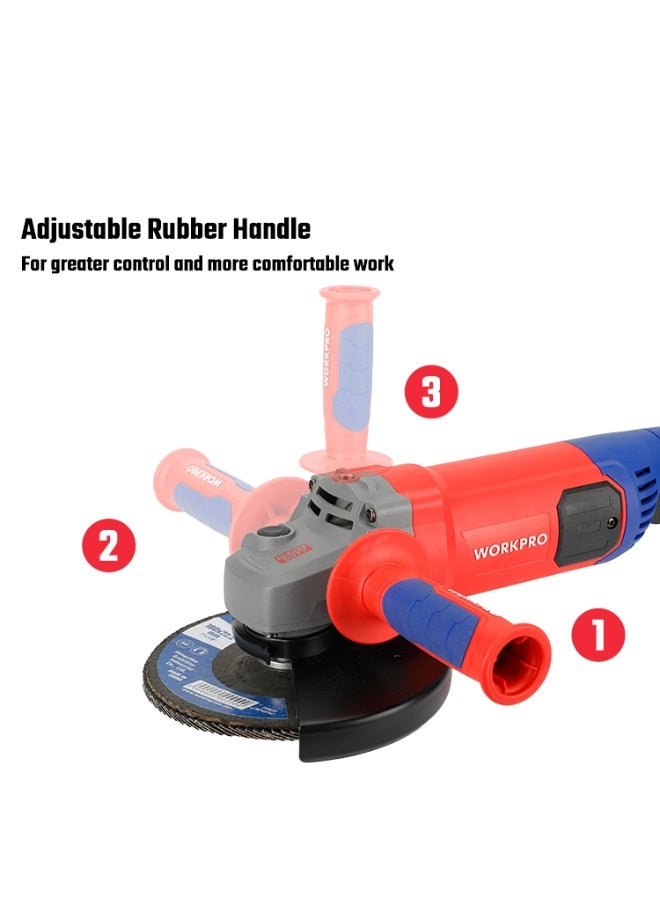 WORKPRO 180mm 2200W PROFESSIONAL ANGLE GRINDER - Image 5