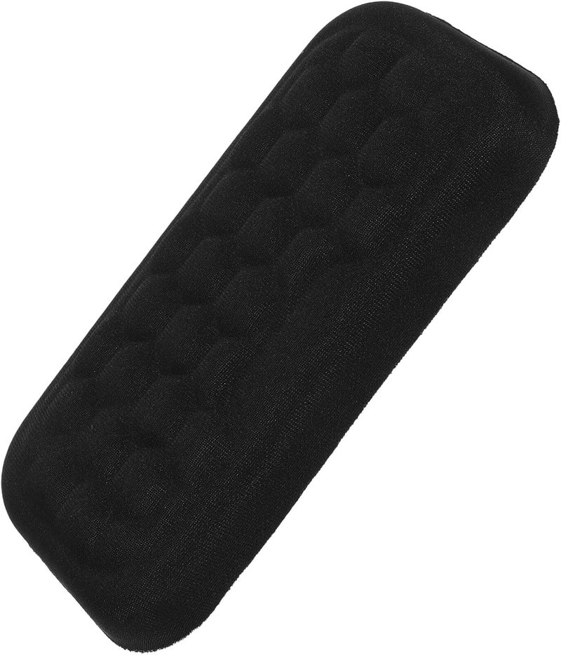 Zerodeko Ergonomic Keyboard and Mouse Wrist Pad Small Size Black Fabric Surface Wrist Cushion with Elbow Support Desk Edge Rest for Office, Study, Drawing, and Gaming - Image 1