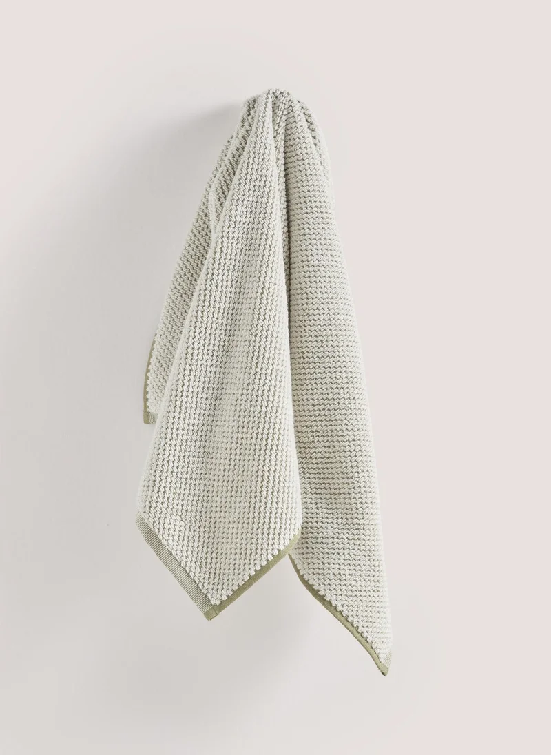 ماتلان Green Textured Towels