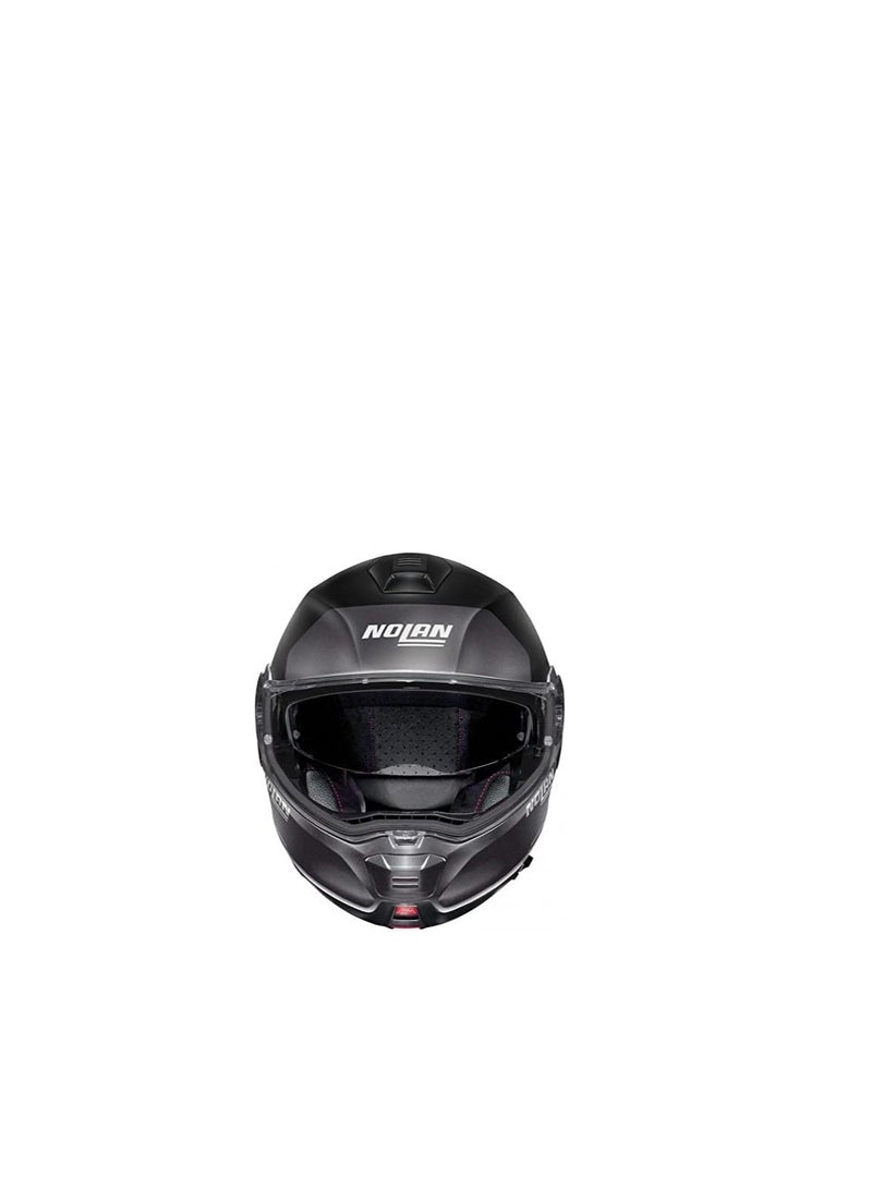 Nolan N100-5 Plus Distinctive 021 N-Com Flip-Up Motorcycle Helmet Flat Black Small - Image 3