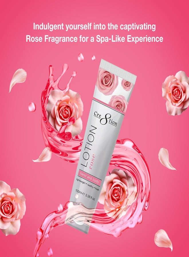 Cre8tion Spa Rose Hand & Body Lotion, Luxurious Lightweight Moisturizer for Silky, Smooth Skin, 3.3 Fl Oz - Image 5