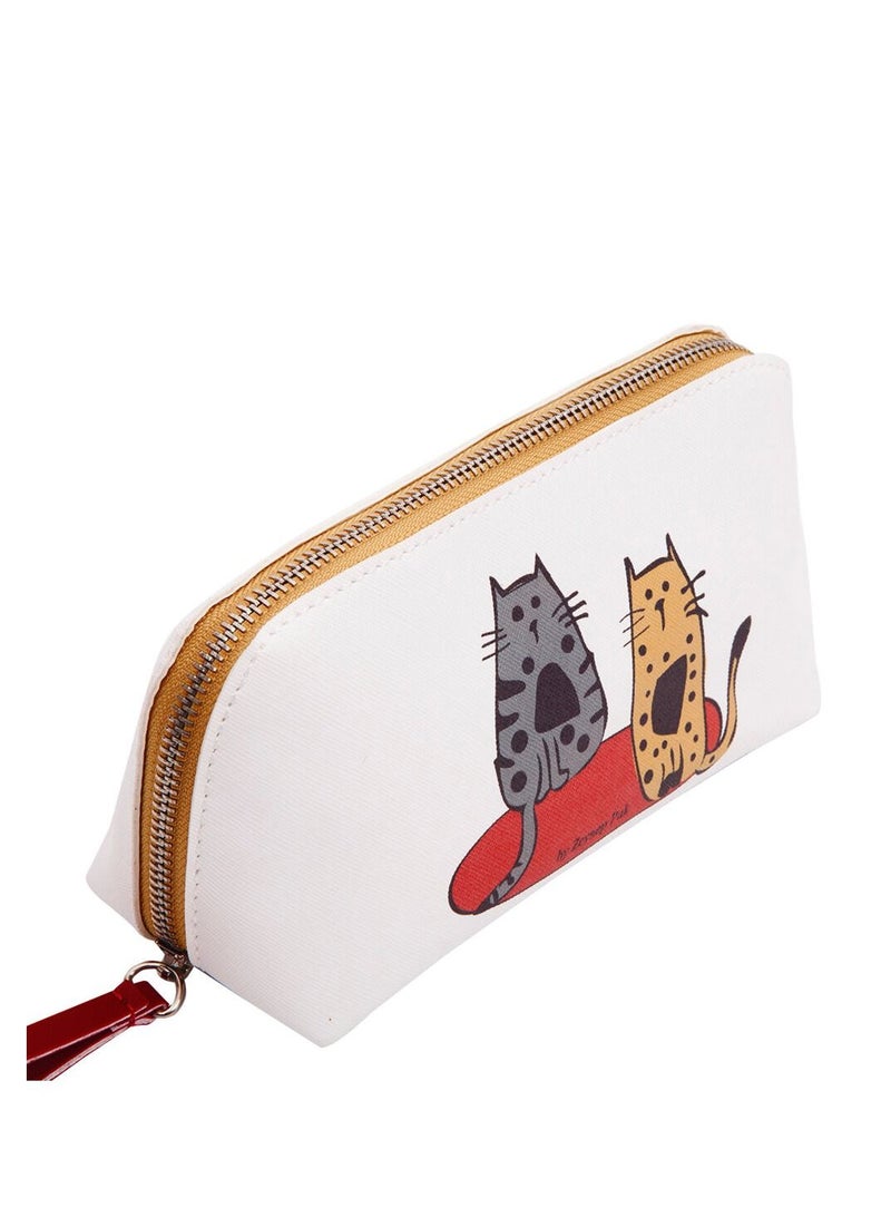 بيج ديزاين حقيبة مستحضرات التجميل للسفر بتصميم بيج كاتس - Image 2