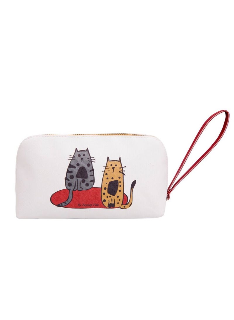 بيج ديزاين حقيبة مستحضرات التجميل للسفر بتصميم بيج كاتس - Image 3