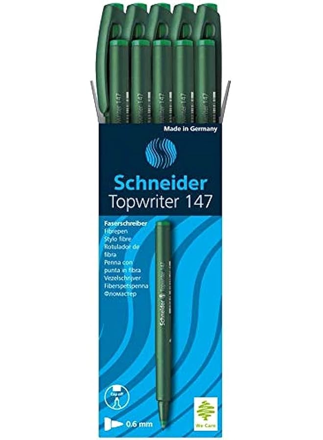 Schneider Topwriter 147 Pens Green 10 Pieces