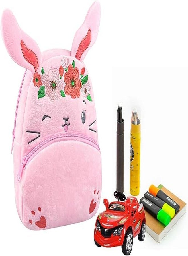 Delicado Cute Small Toddler Kids Preschool Backpack Cat design Nursery Preschool Playschool School Picnic Travelling Bag for Baby Boy Girl Age 2-5 Years - Image 2