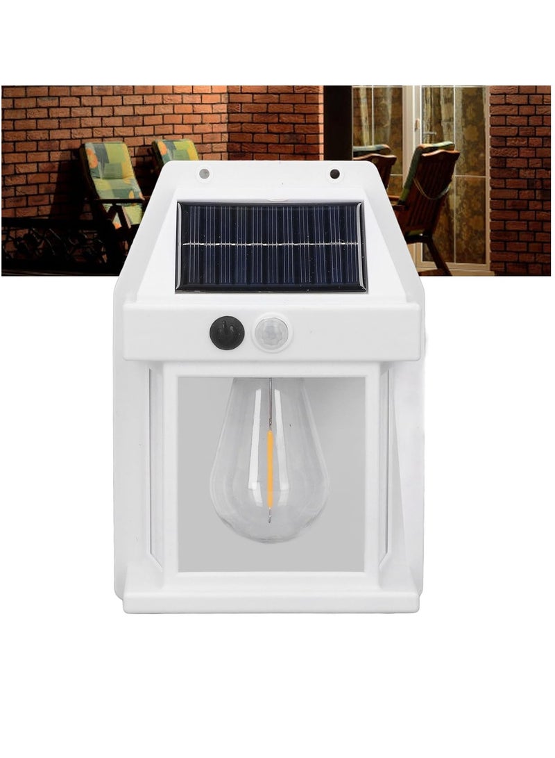 ELTRAZONE Exterior Lighting Fixtures, 3 Modes IP65 Waterproof Solar Tungsten Wire Wall Light Larger Lighting Range with Screws for Outdoor  - Image 3