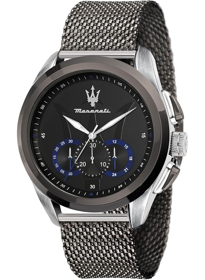 Maserati Men Traguardo Quartz Stainless Steel Fashion Watch Color Grey Model R8873612006 - Image 1