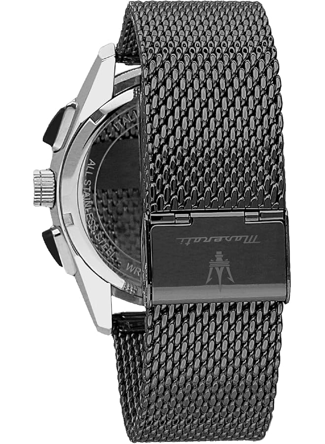 Maserati Men Traguardo Quartz Stainless Steel Fashion Watch Color Grey Model R8873612006 - Image 2