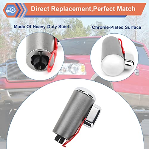 ZONFANT Automatic Transmission Gear Shift Lever Knob Handle Assembly Compatible with Ford Vehicle 2004-2006 F-150, Replaces#4L3Z-7213-BA 4L3Z7213BA(Chrome) - Image 5