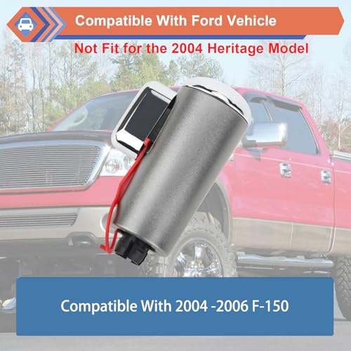 ZONFANT Automatic Transmission Gear Shift Lever Knob Handle Assembly Compatible with Ford Vehicle 2004-2006 F-150, Replaces#4L3Z-7213-BA 4L3Z7213BA(Chrome) - Image 3