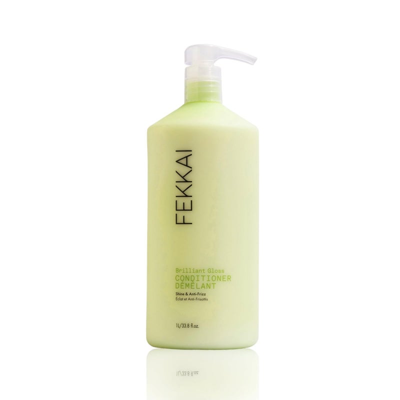 Fekkai Brilliant Gloss Conditioner - 1 Liter - Transforms Hair with 4X Shine - Free of Sulfates, Parabens, Phthalates - Vegan, Cruelty-Free - Image 1