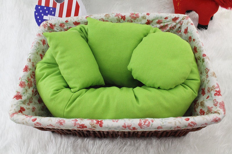 Newborn Colorful Posing Pillows Photography Props Green