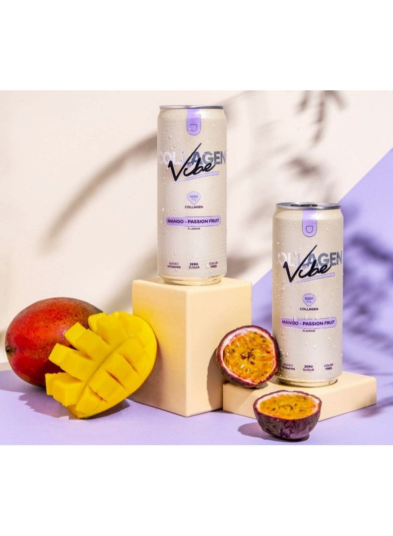 Nano Supps Collagen Vibe Drink Pineapple Coconut Flavor 330ml Pack of 24