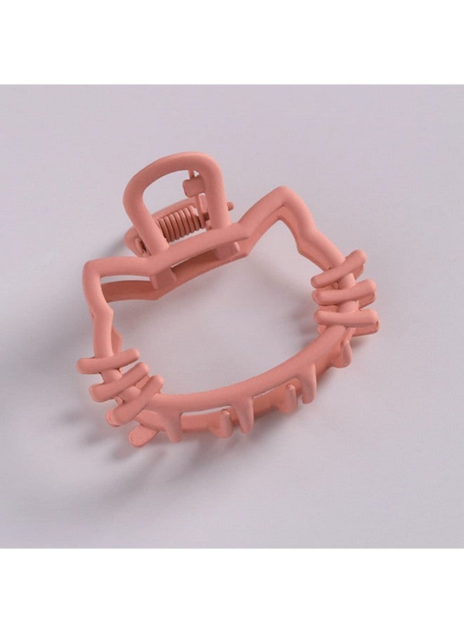 AEGYPIUS Pink Metal Cute Cat Hair Claw Clips Kawaii Hair Accessories For Girls Metal Claw Clips For Women Girls - Image 5