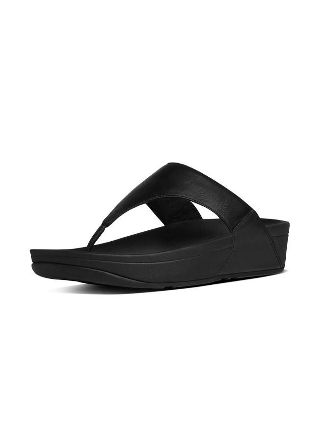 FitFlop Fitflop Ladies Lulu Leather Toepost I88-001  Black  - Image 1