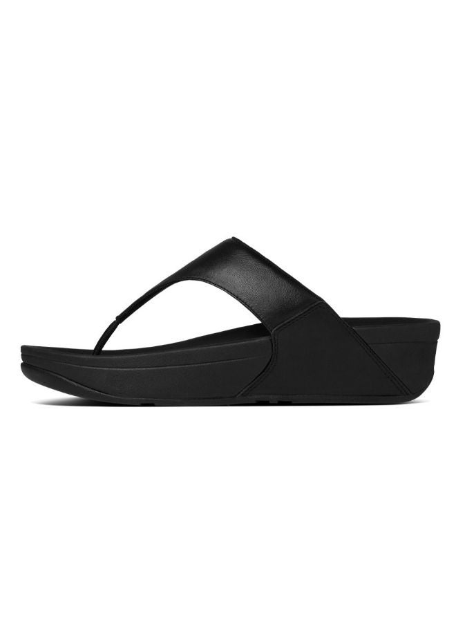 FitFlop Fitflop Ladies Lulu Leather Toepost I88-001  Black  - Image 3