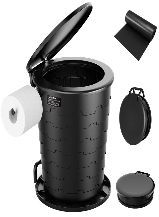 PAHTTO Camping Toilet,Height-adjustable Toilet, Portable Toilet for Camping, Car - Image 1