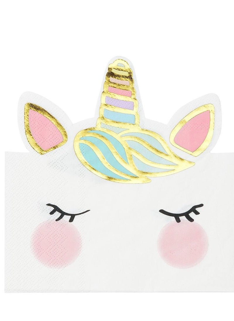 Talking Tables Unicorn Party Napkins  - Image 2