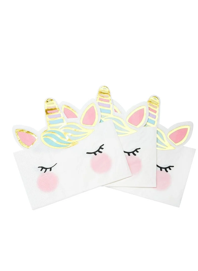 توكينج تيبلز Unicorn Party Napkins