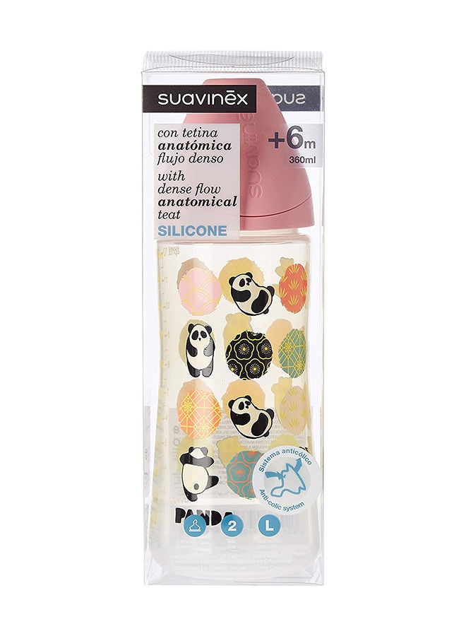 NIBEMINENT Panda Print Feeding Bottle 360ml - Image 4