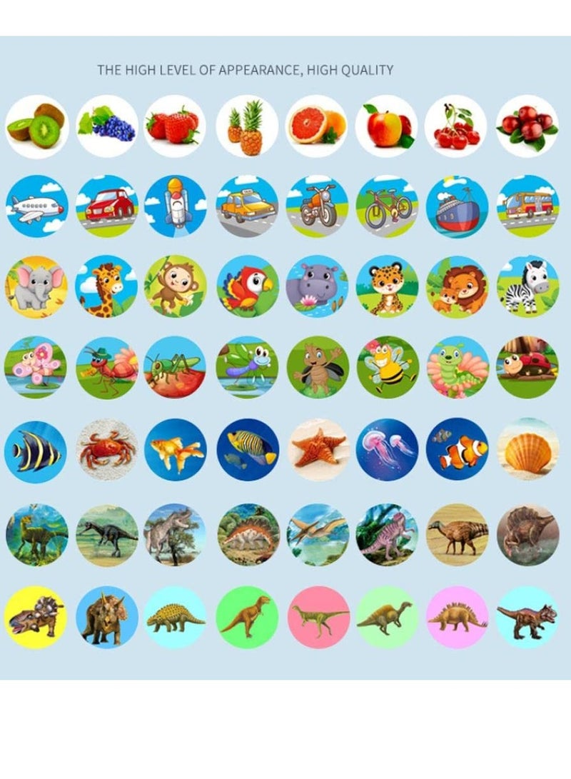 3 Sets of Toddler Projection Flashlights, Projectors, Slide Lights Night Light Toys with 56 Images for Kids Boys Girls - Image 5